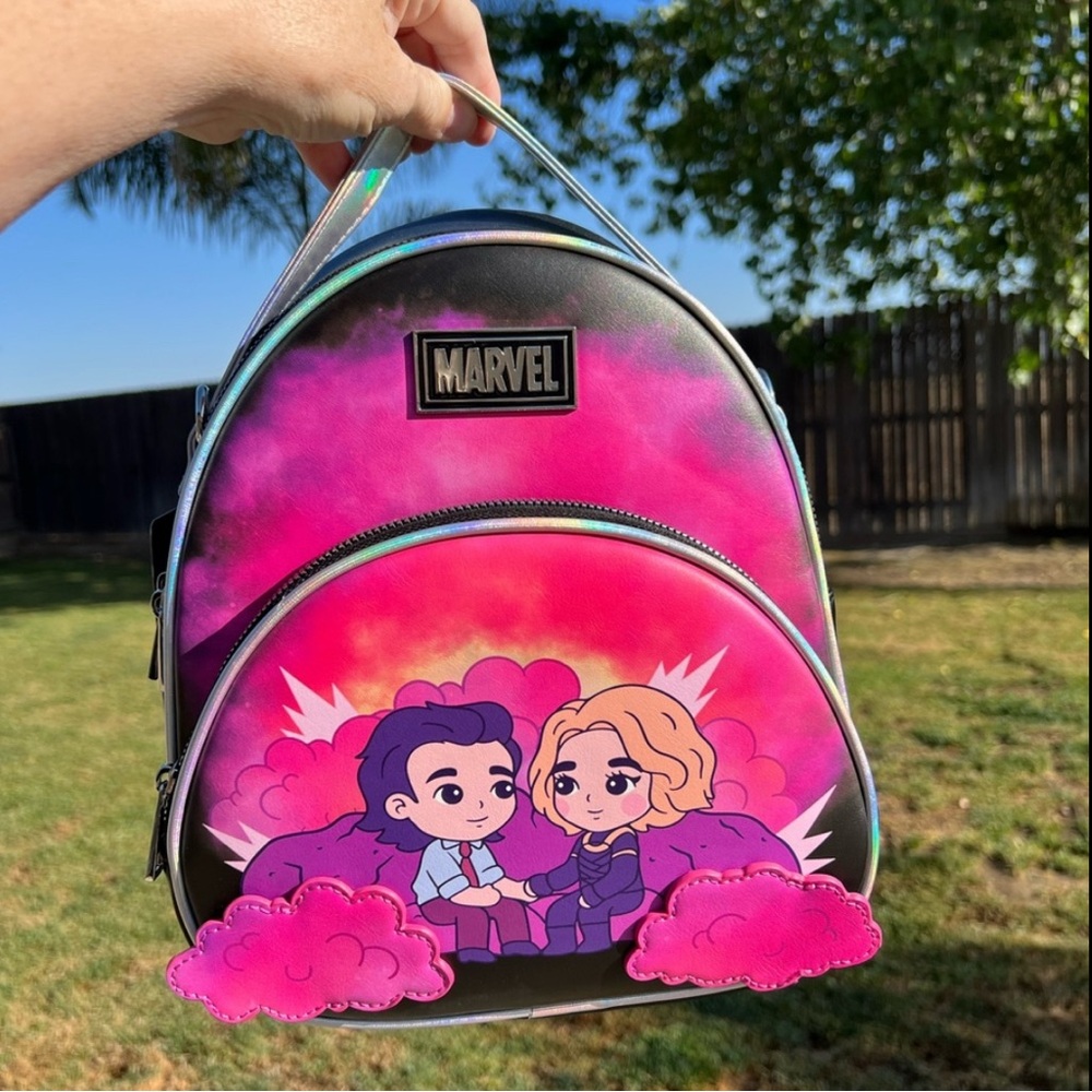 Marvel Pink and Purple Loki Backpack